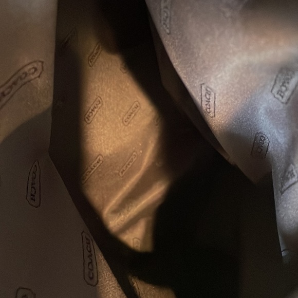 Vintage Coach Leather & Microfiber Fabric Satchel - Picture 15 of 15